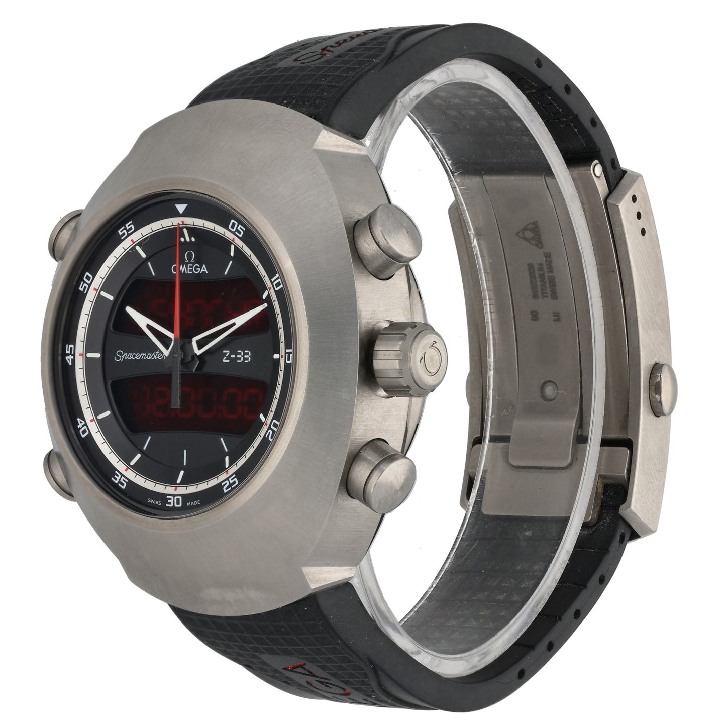 Omega Speedmaster Spacemaster Z-33 325.92.43.79.01.001 43mm Titanium Watch