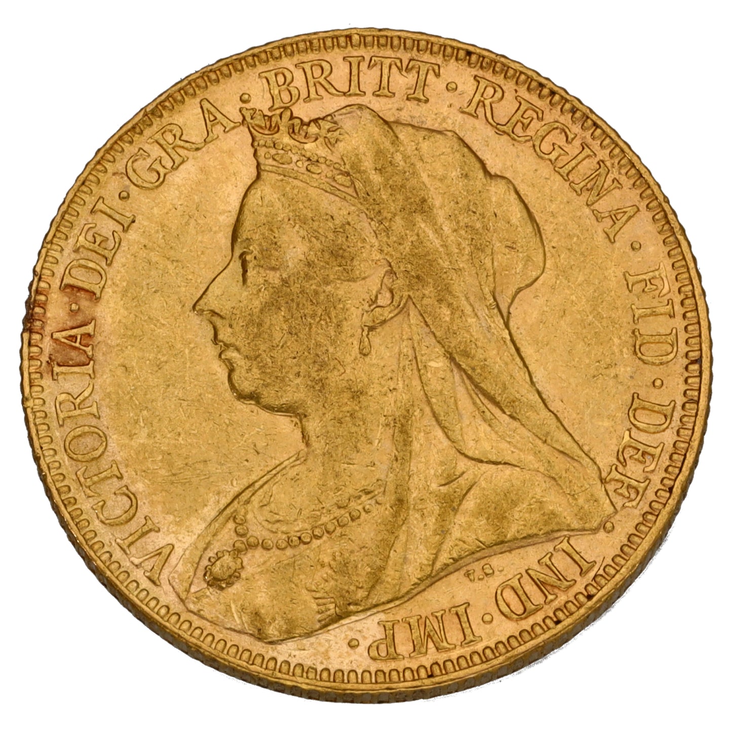 22ct Gold Queen Victoria Full Sovereign Coin 1898