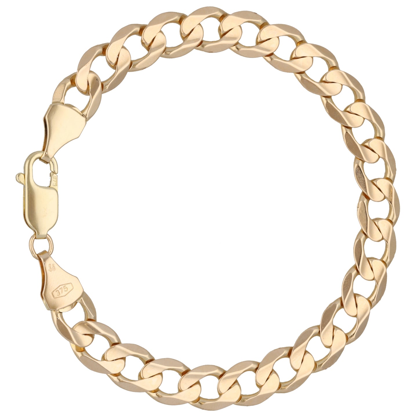 9ct Gold Curb Bracelet