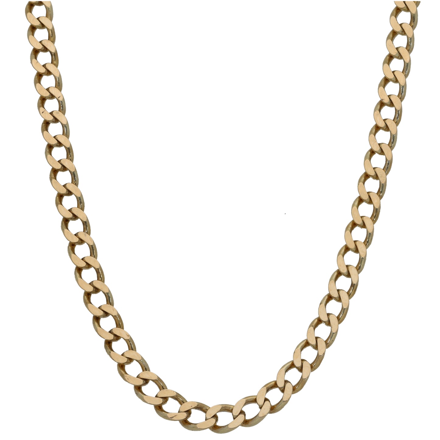9ct Gold Curb Chain 26"