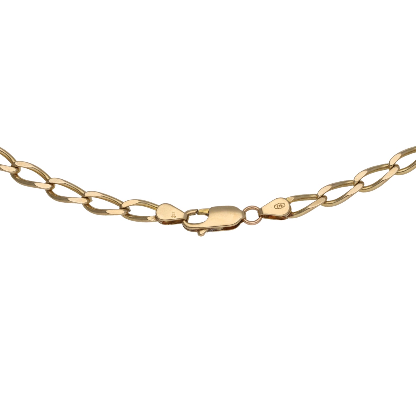 9ct Gold Curb Chain 20"