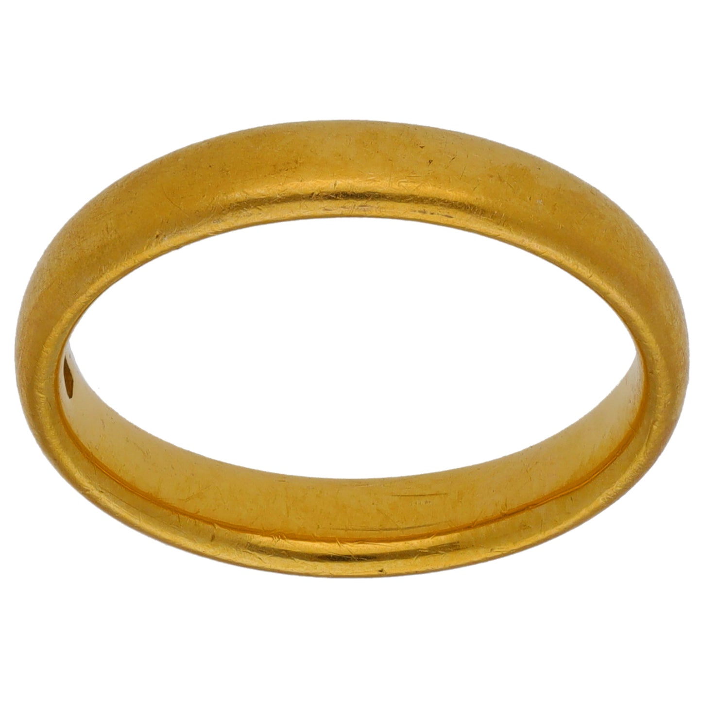 22ct Gold Plain Wedding Ring Size K
