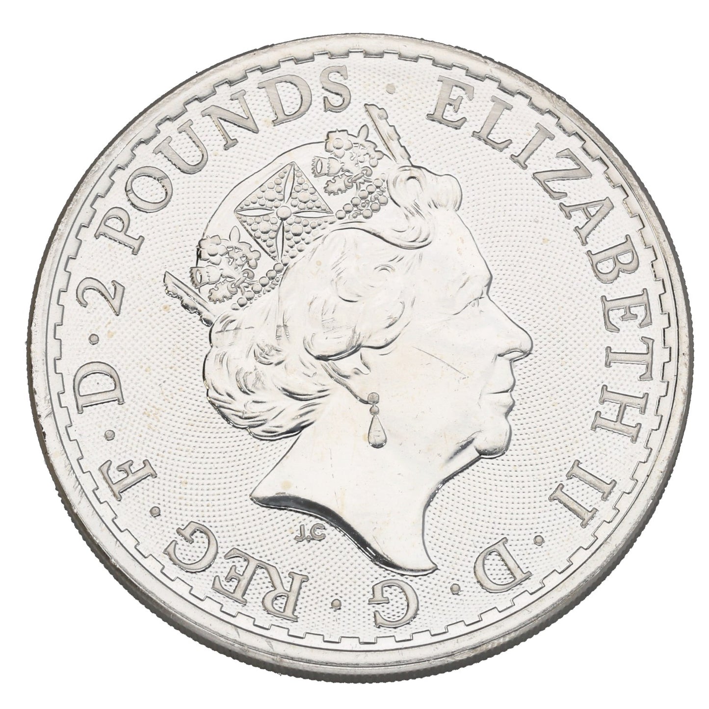 Fine Silver Queen Elizabeth II 1 OZ Britannia Coin 2021
