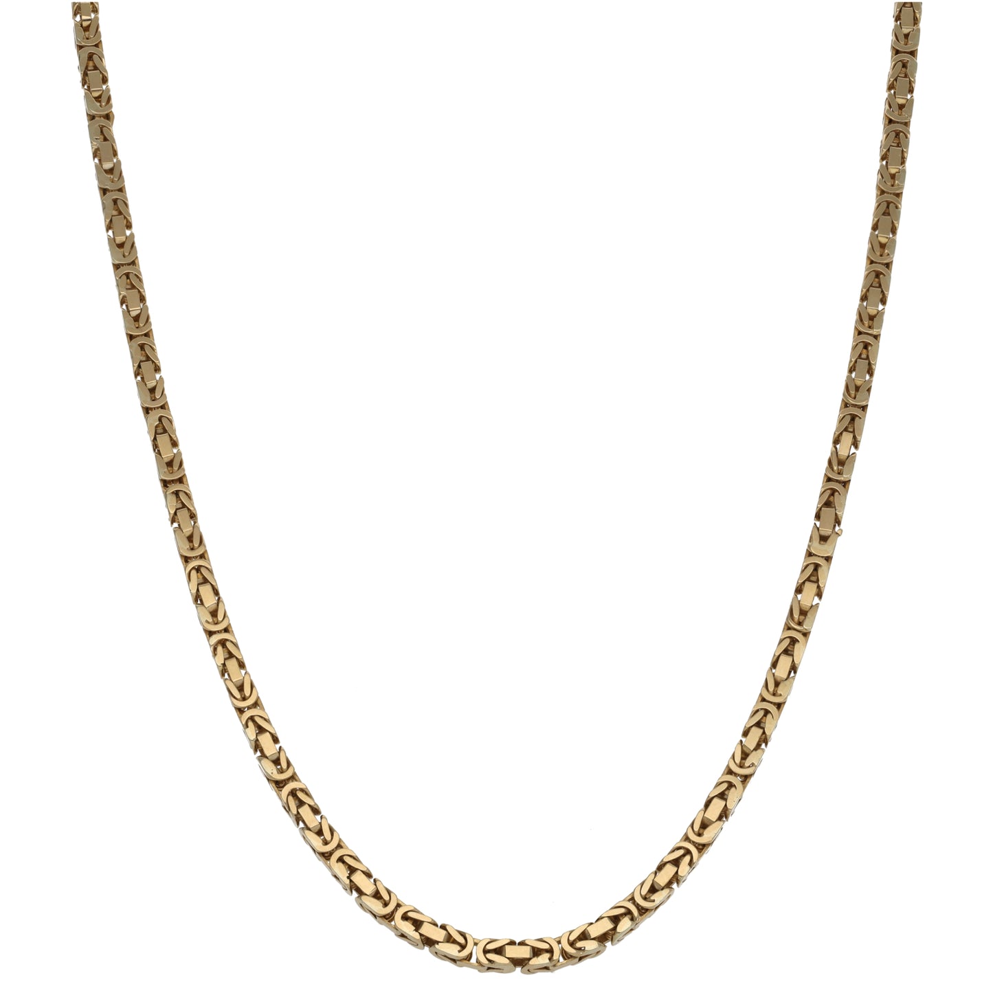 9ct Gold Byzantine Chain 28"