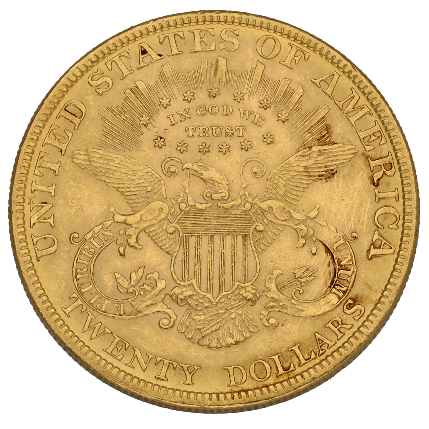 22ct Gold USA Liberty Head 20 Dollars Coin 1894