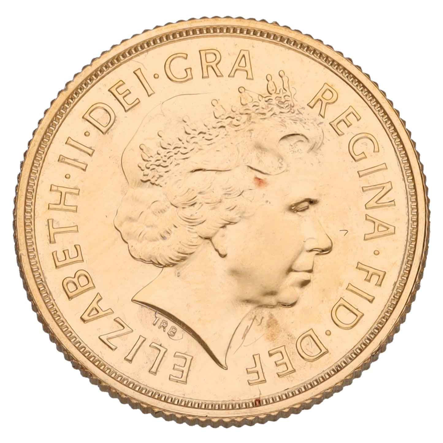 22ct Gold Queen Elizabeth II Full Sovereign Coin 2008