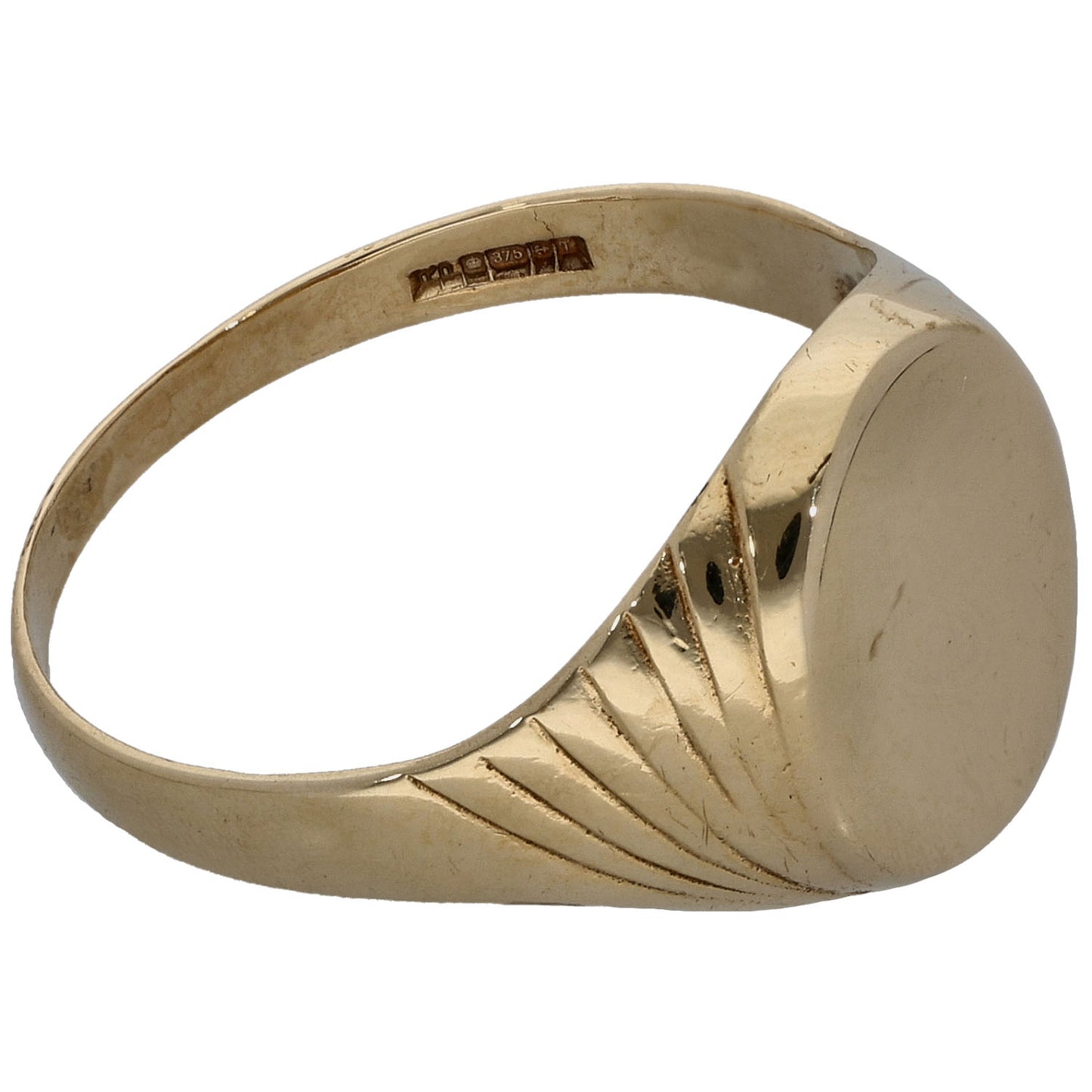 9ct Gold Signet Ring Size S