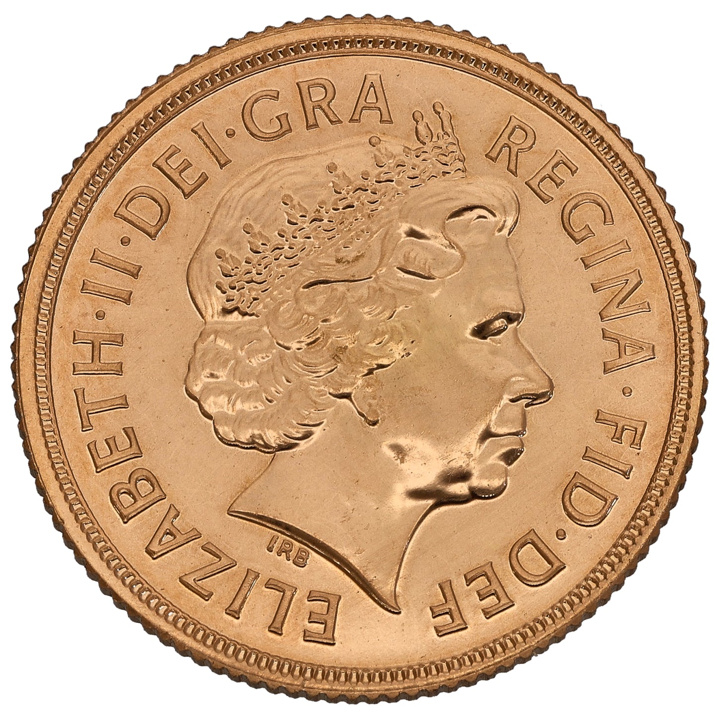 22ct Gold Queen Elizabeth II Full Sovereign Coin 2015