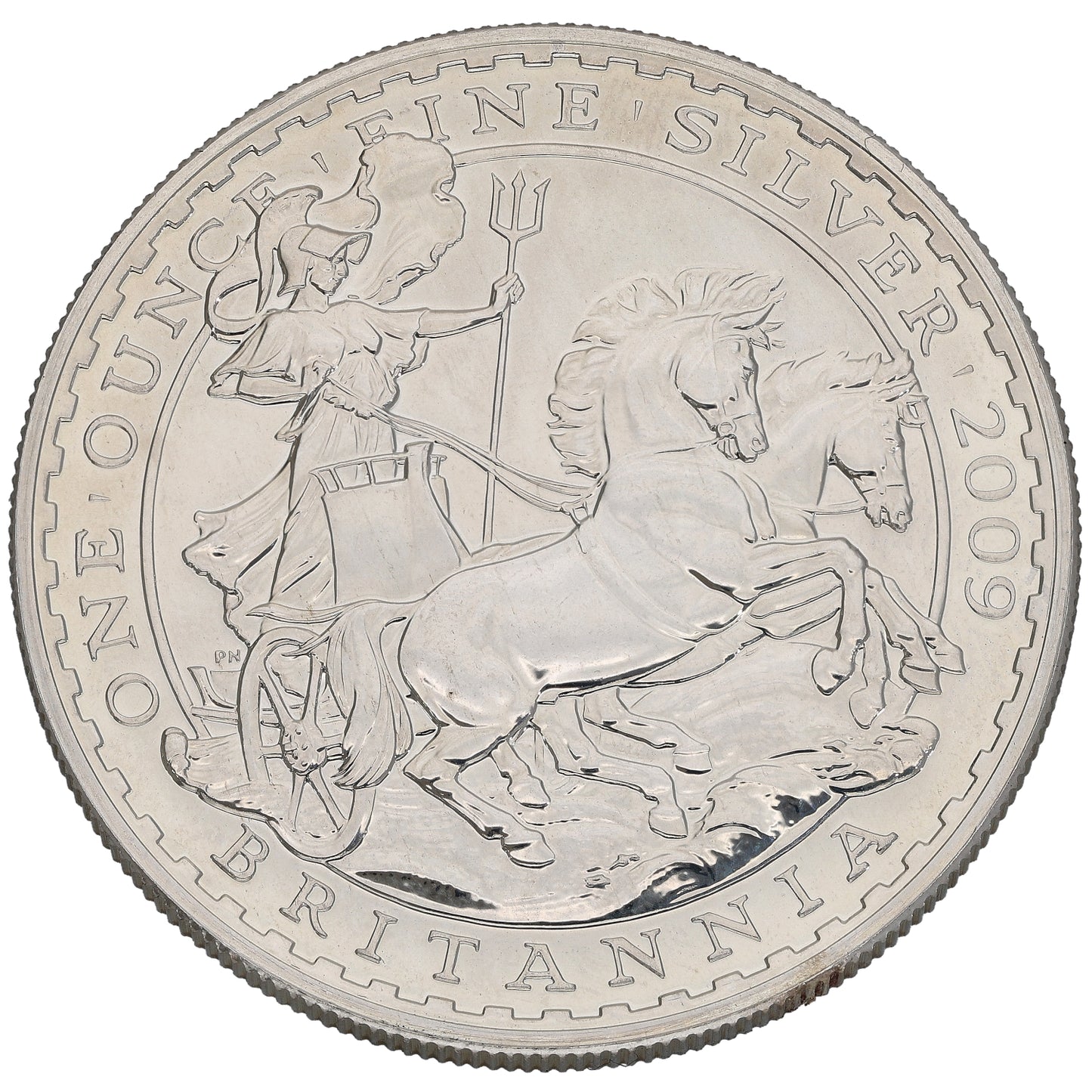 Fine Silver Queen Elizabeth II 1 OZ Britannia Coin 2009