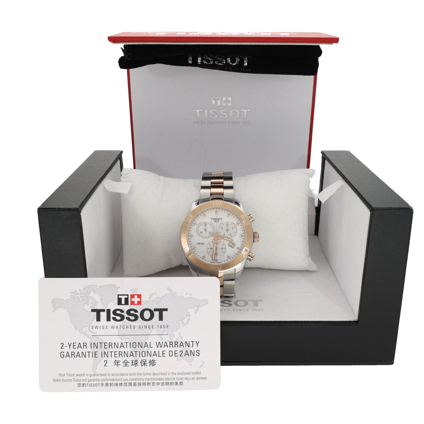 Tissot PR100 Sport Chic T101917A 38mm Bi-Colour Watch