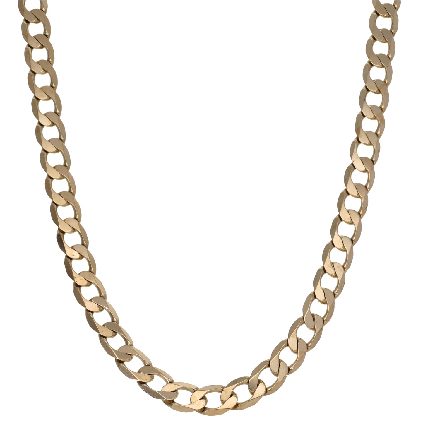 9ct Gold Curb Chain 22"