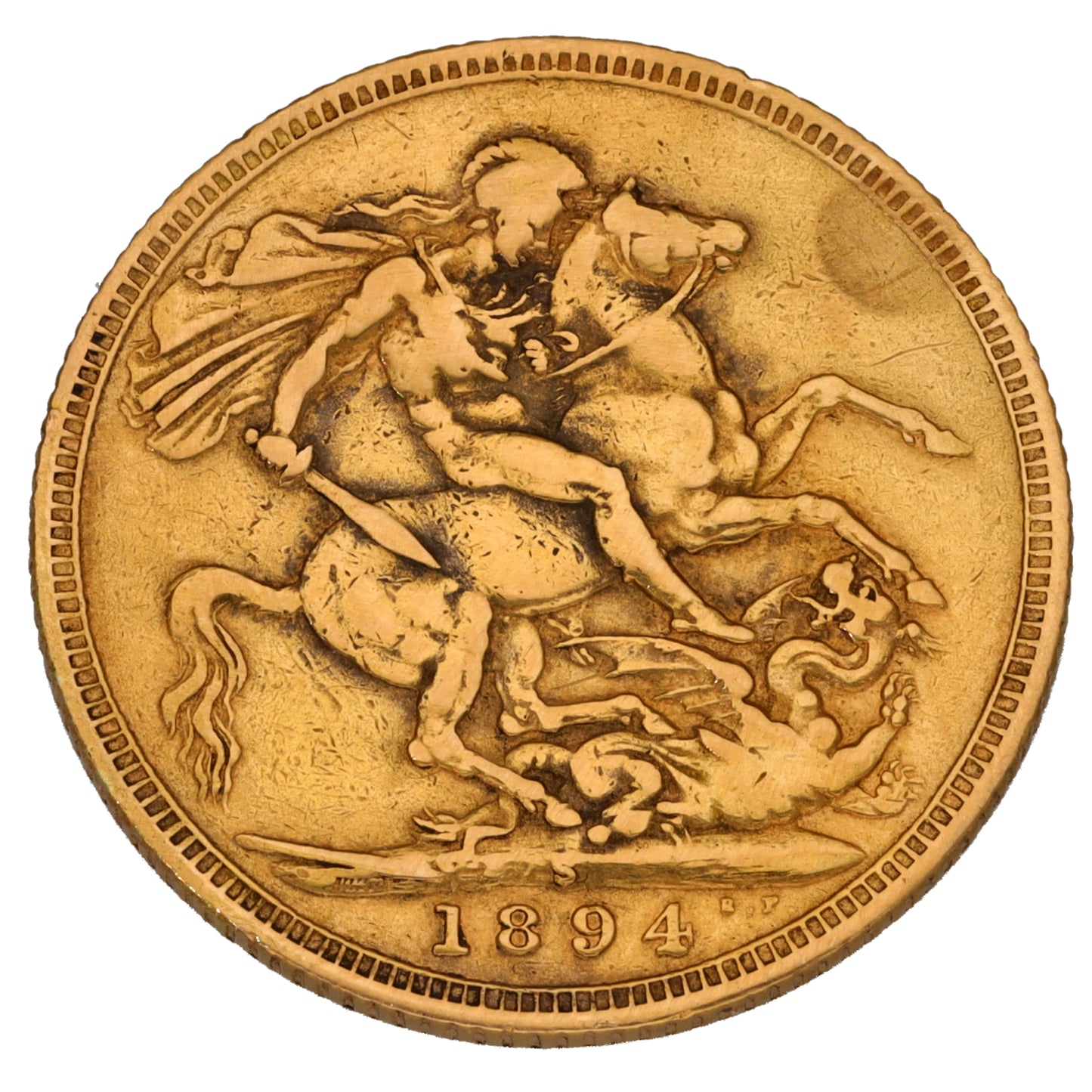 22ct Gold Queen Victoria Full Sovereign Coin 1894