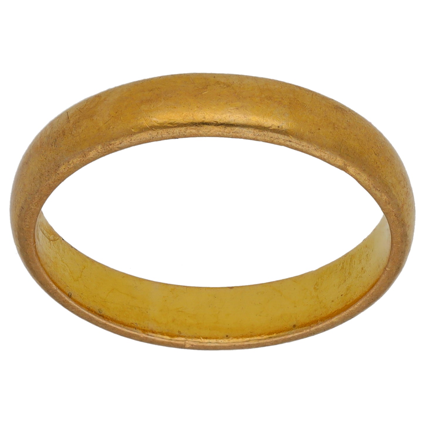 22ct Gold Plain Wedding Ring Size O
