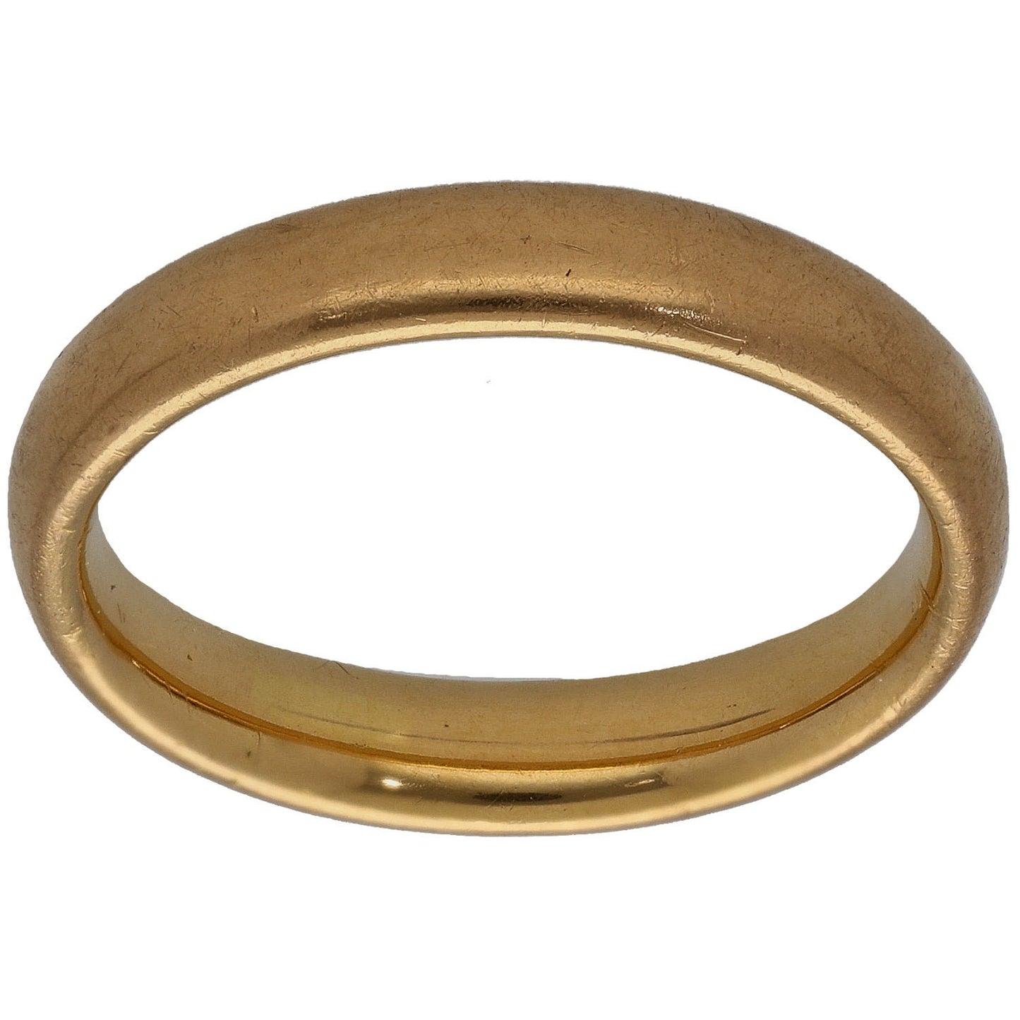 22ct Gold Plain Wedding Ring Size O