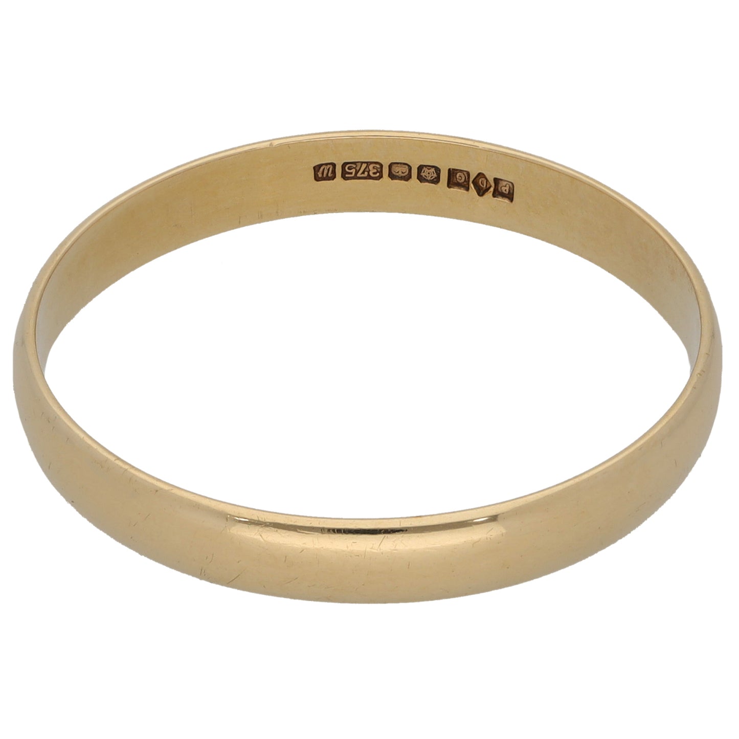 9ct Gold Plain Wedding Ring Size Z+1