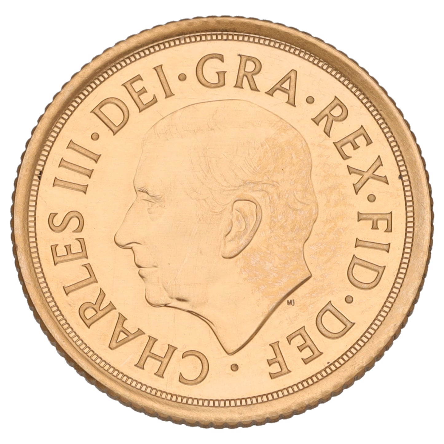 22ct Gold King Charles III Half Sovereign Coin 2025