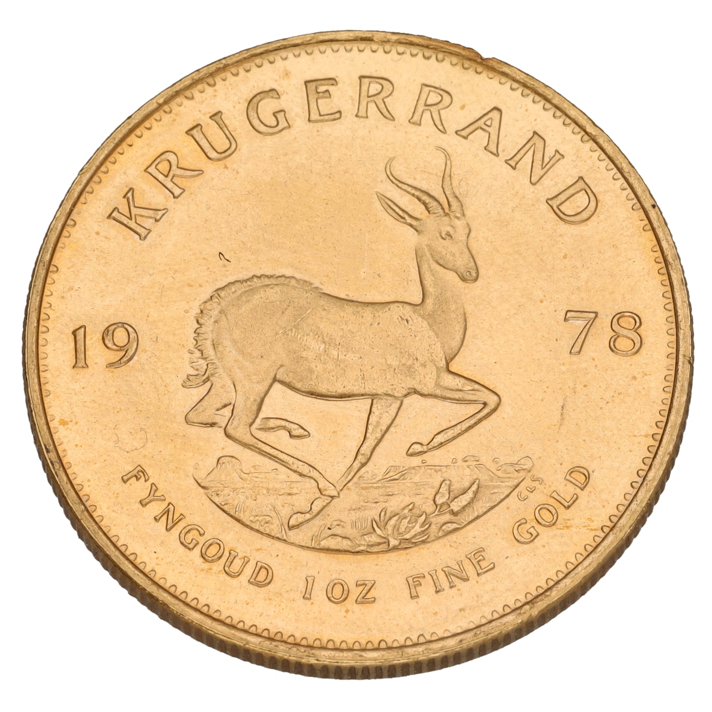 22ct Gold 1 OZ Krugerrand Coin 1978