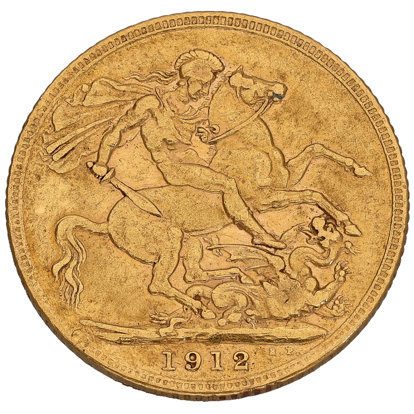 22ct Gold King George V Full Sovereign Coin 1912