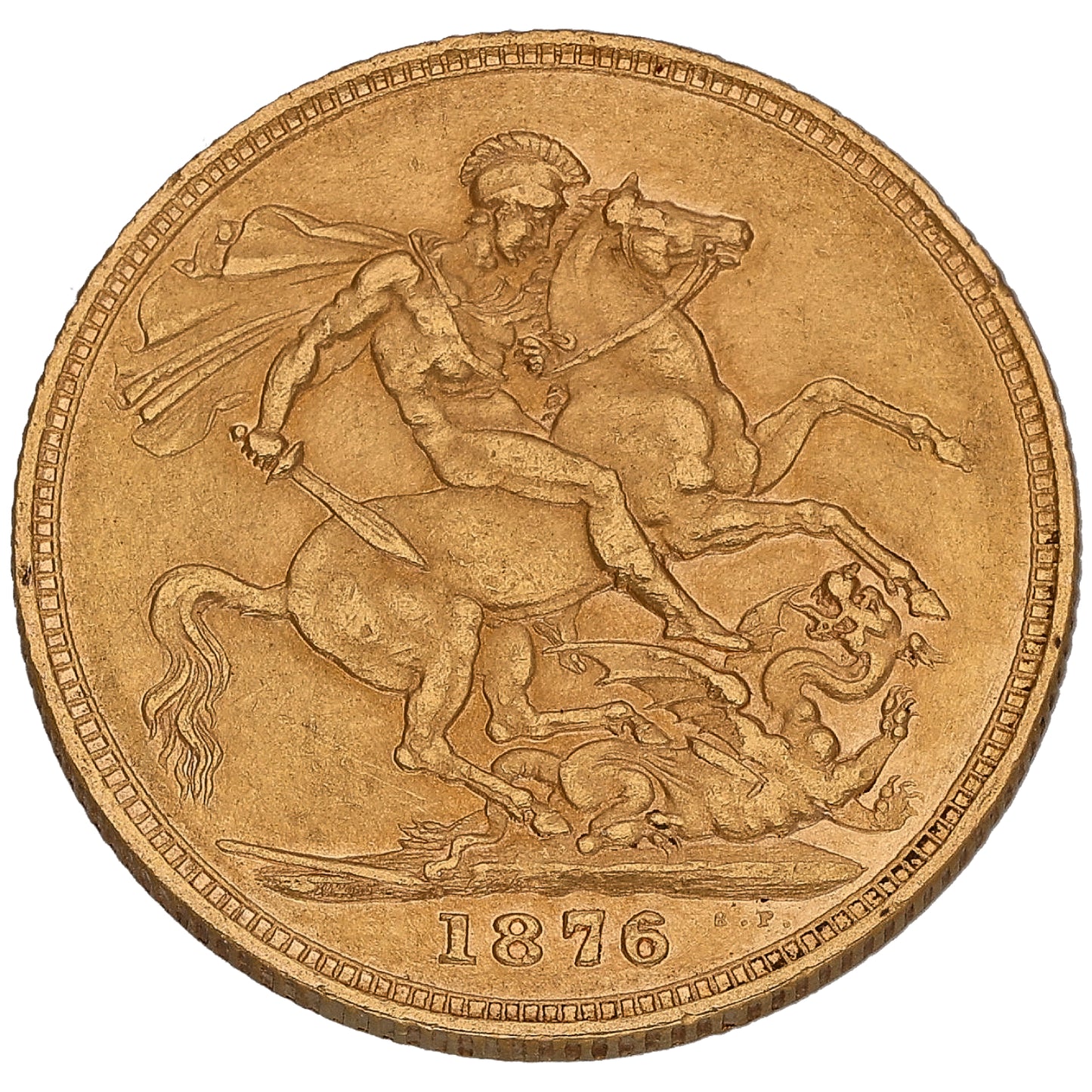 22ct Gold Queen Victoria Full Sovereign Coin 1876