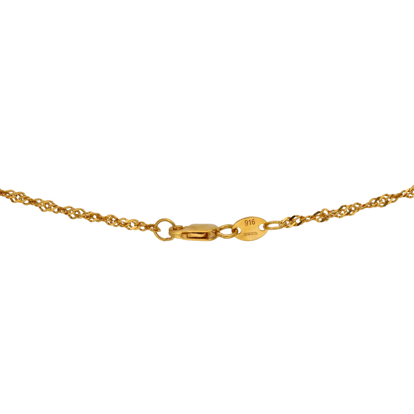 22ct Gold Singapore Chain 20"