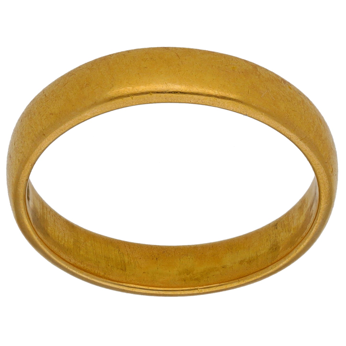 22ct Gold Plain Wedding Ring Size S