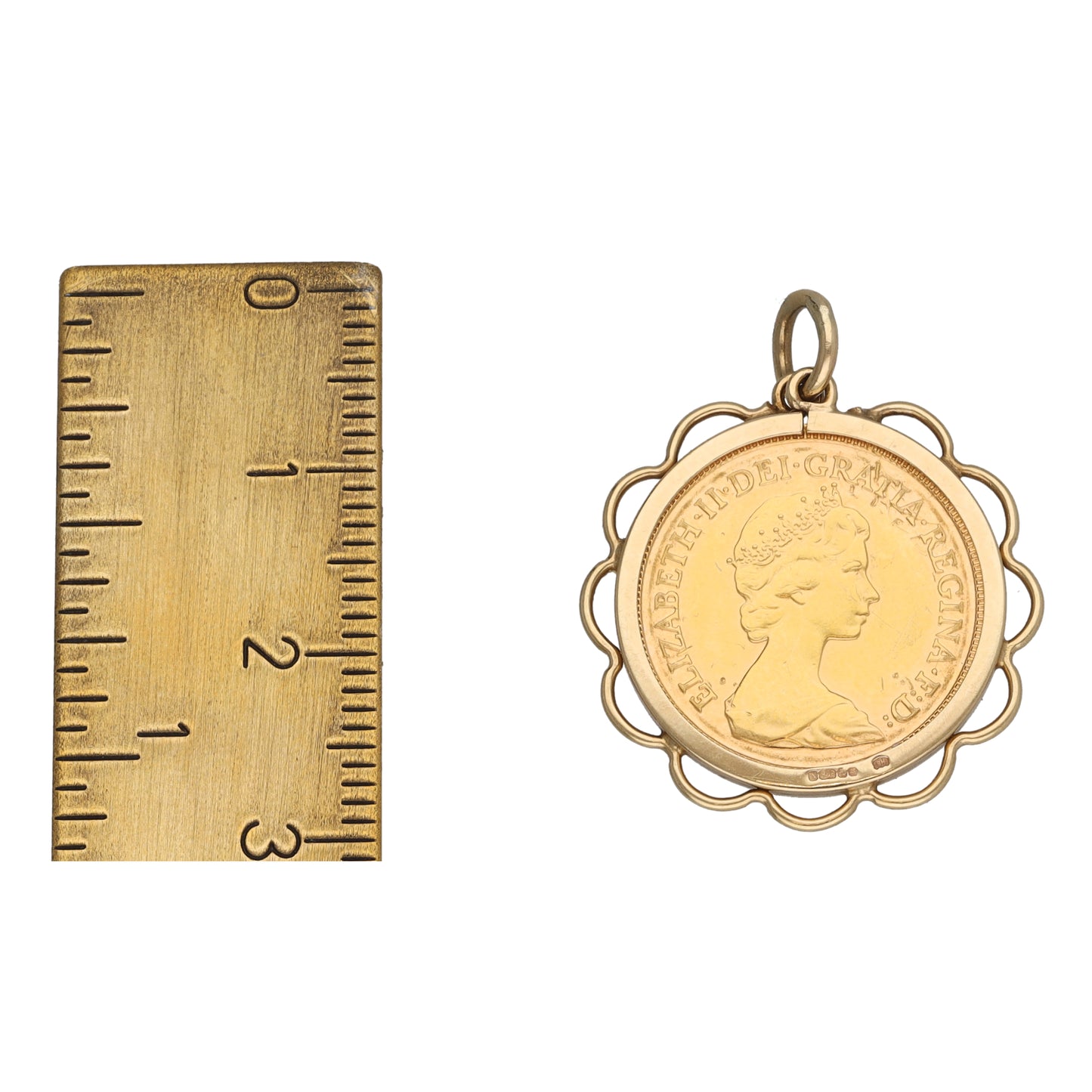 9ct Gold Coin Pendant