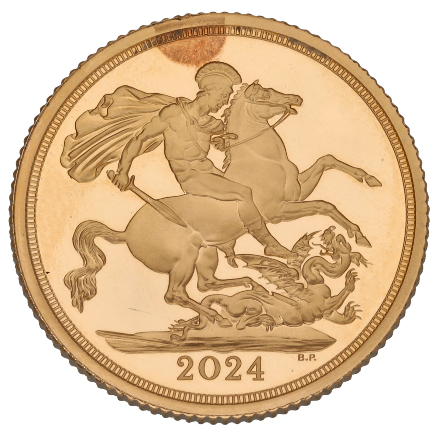 22ct Gold King Charles III Full Sovereign Coin 2024