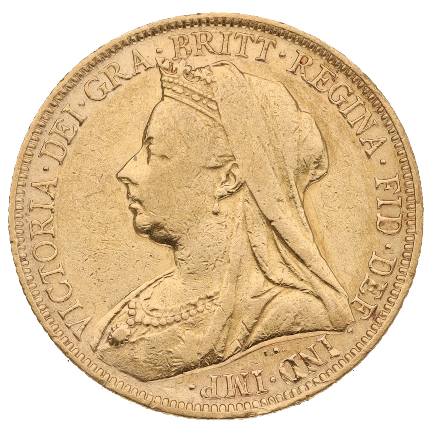 22ct Gold Queen Victoria Full Sovereign Coin 1897