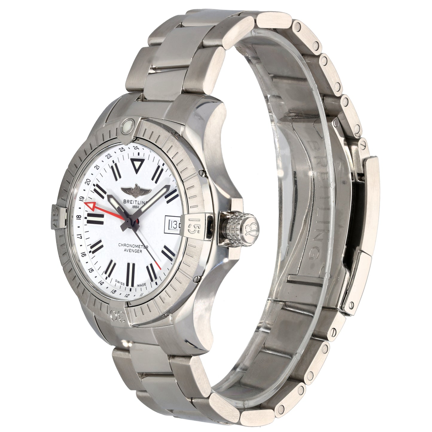 Breitling Avenger GMT 45 A32397 43mm Stainless Steel Watch