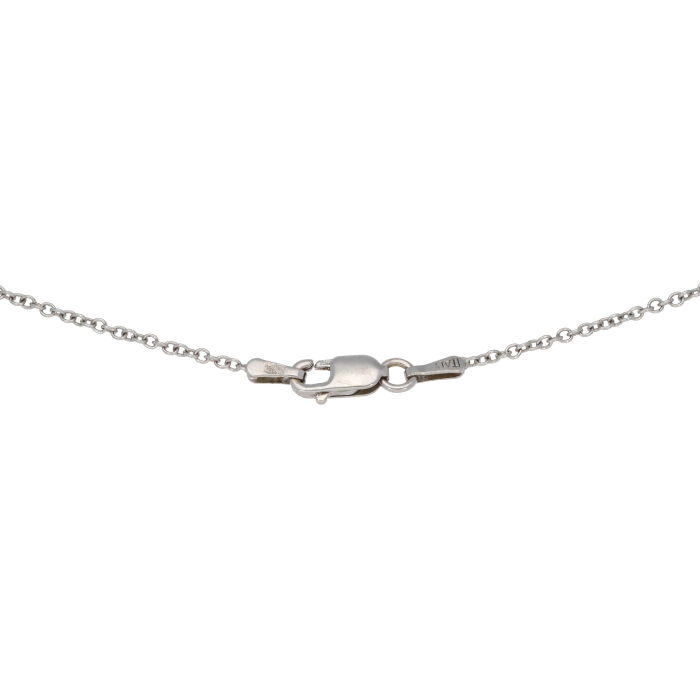 18ct White Gold 0.59ct Diamond Cluster Pendant With Chain