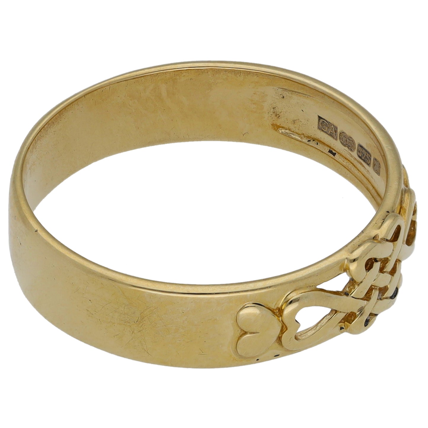9ct Gold Alternative Ring Size Q