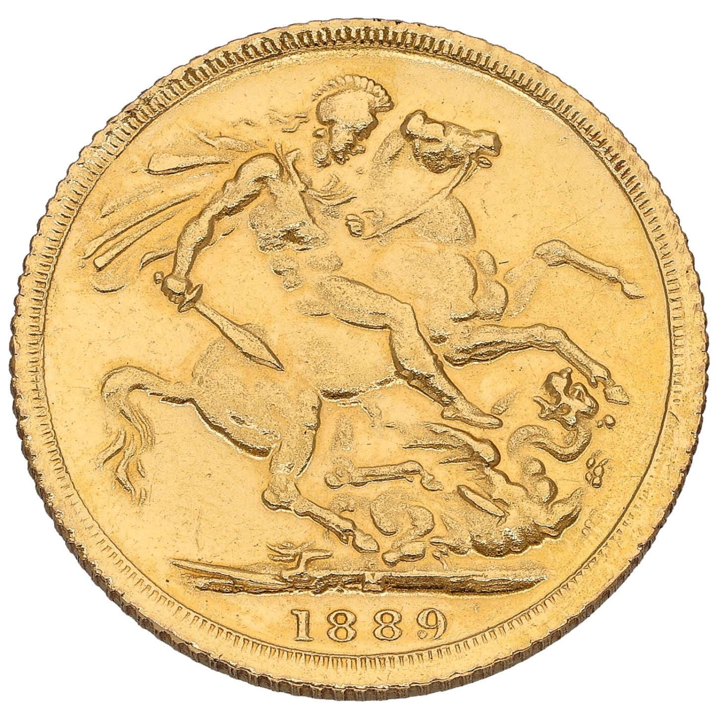 22ct Gold Queen Victoria Full Sovereign Coin 1889