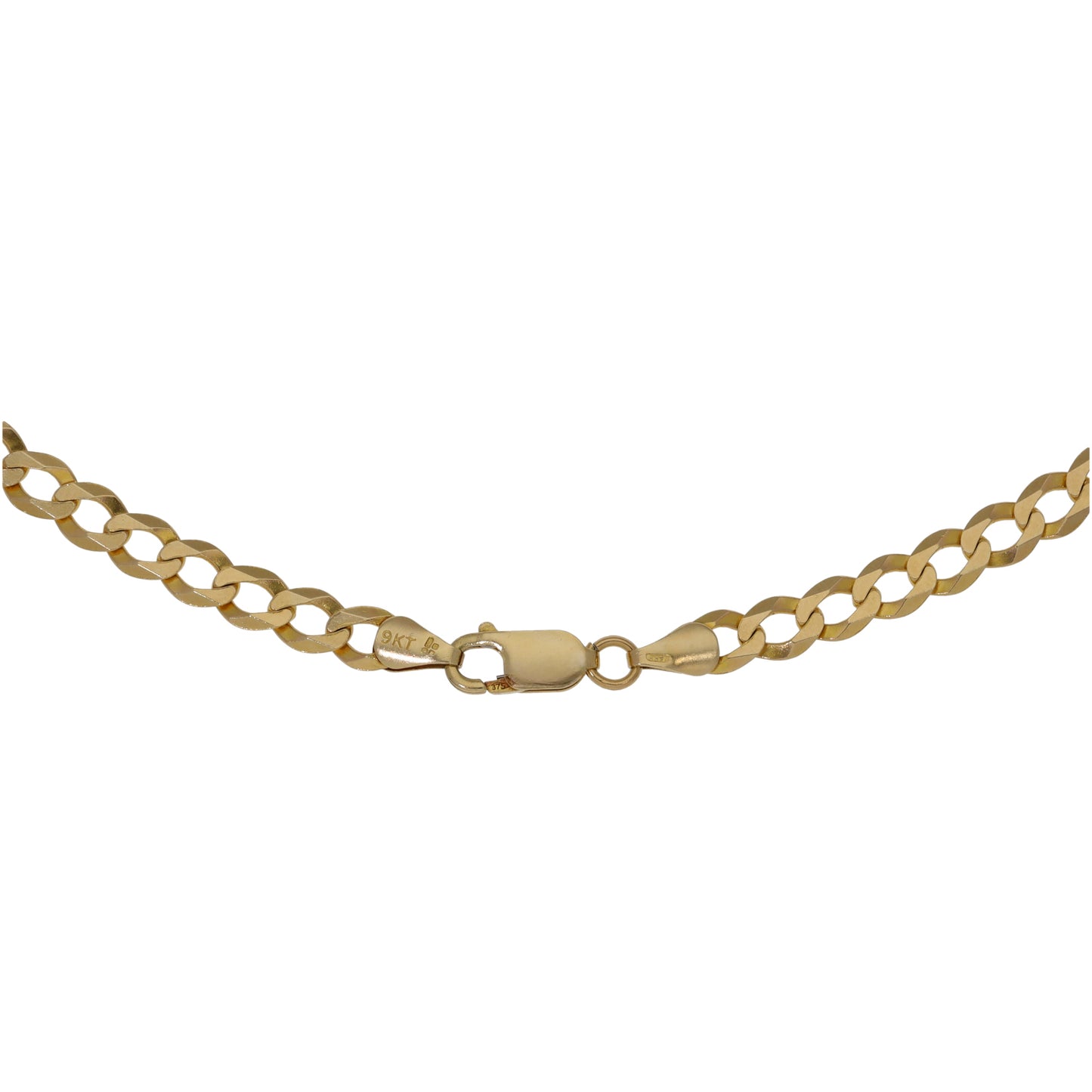 9ct Gold Curb Chain 20"
