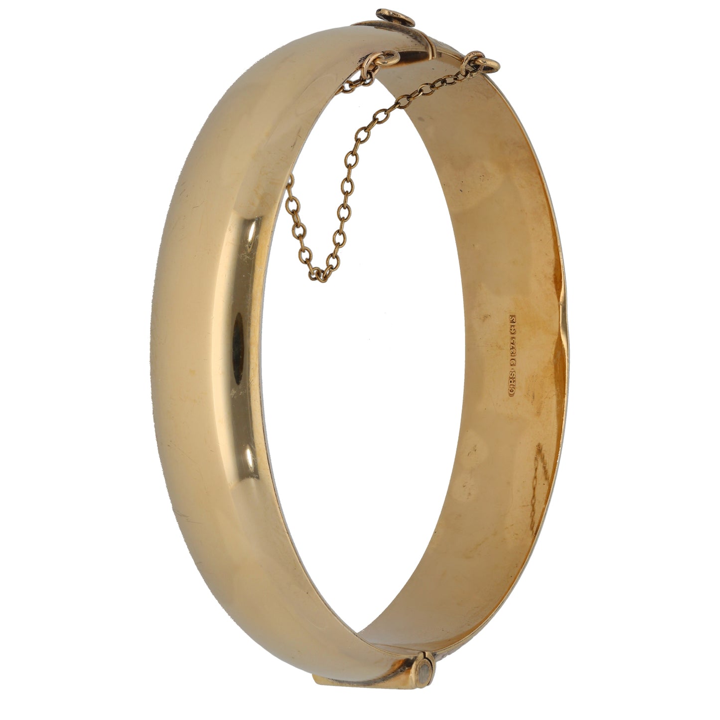 9ct Gold Hinged/Clasp Bangle