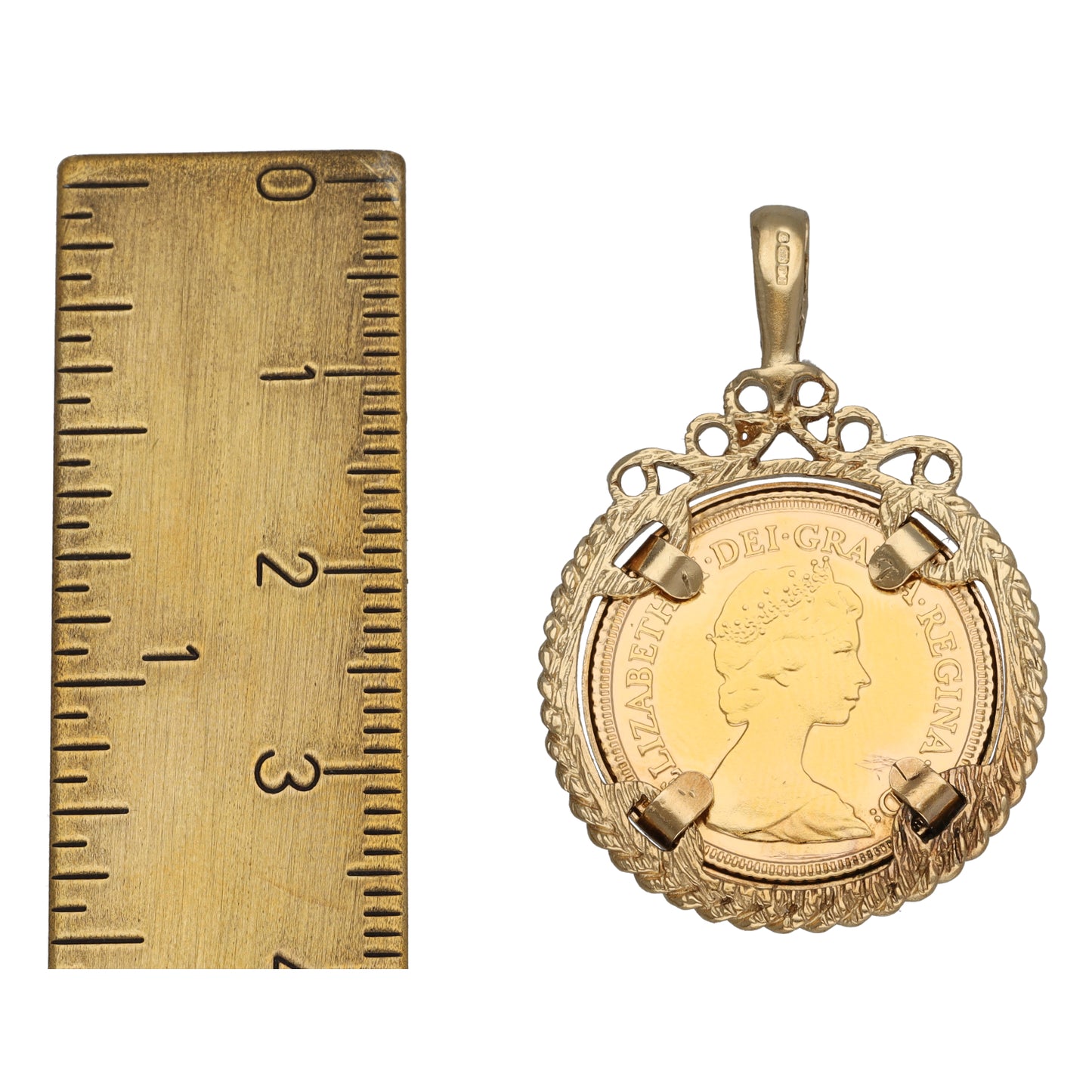 9ct Gold Coin Pendant