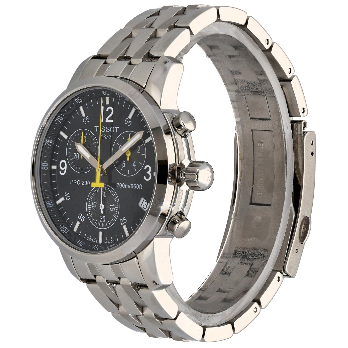 Tissot PRC200 T 461 39mm Stainless Steel Watch