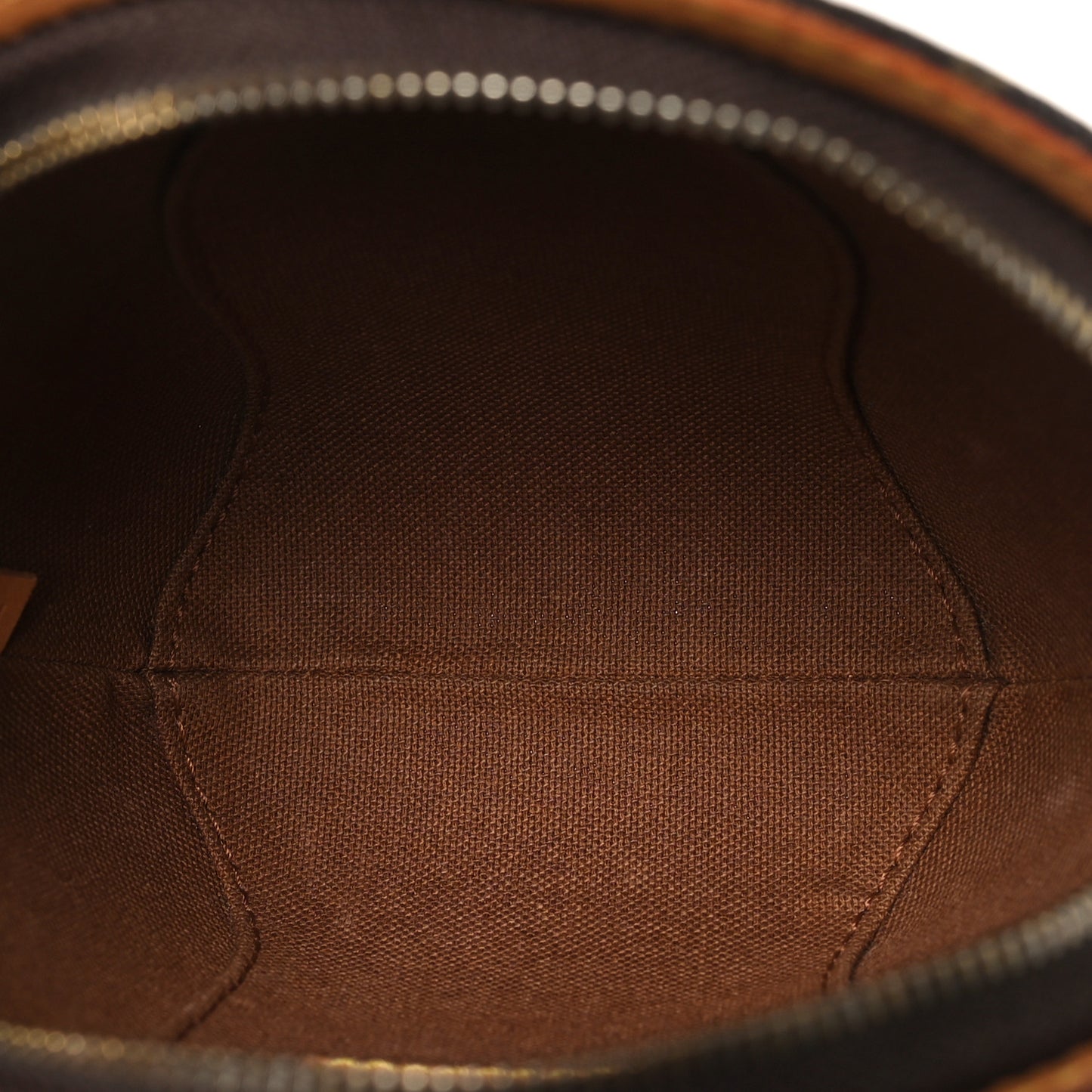 Louis Vuitton Monogram Mini Ellipse Wristlet Clutch Coated Canvas Bag - Brown