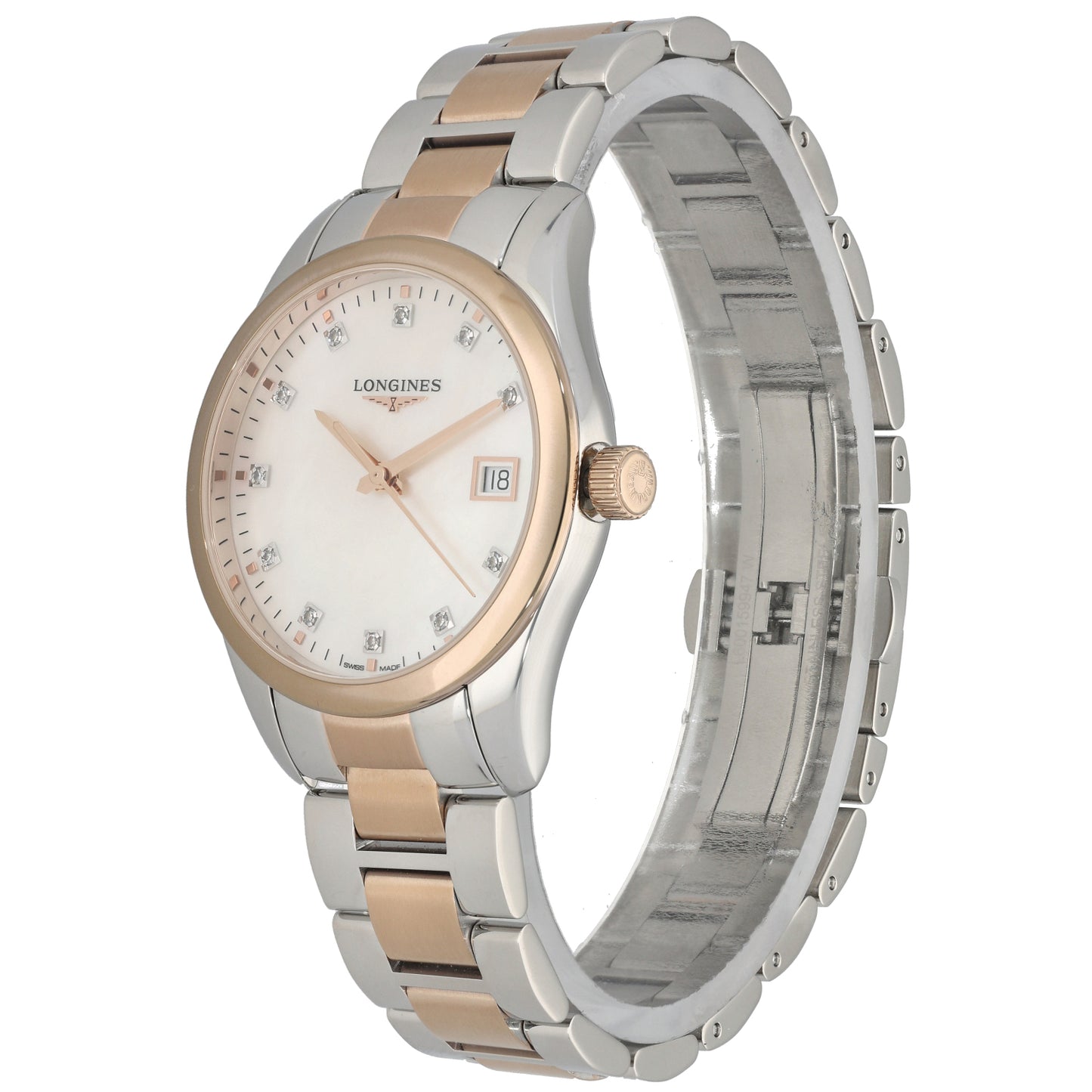 Longines Conquest Classic L2.386.3 34mm Bi-Colour Watch