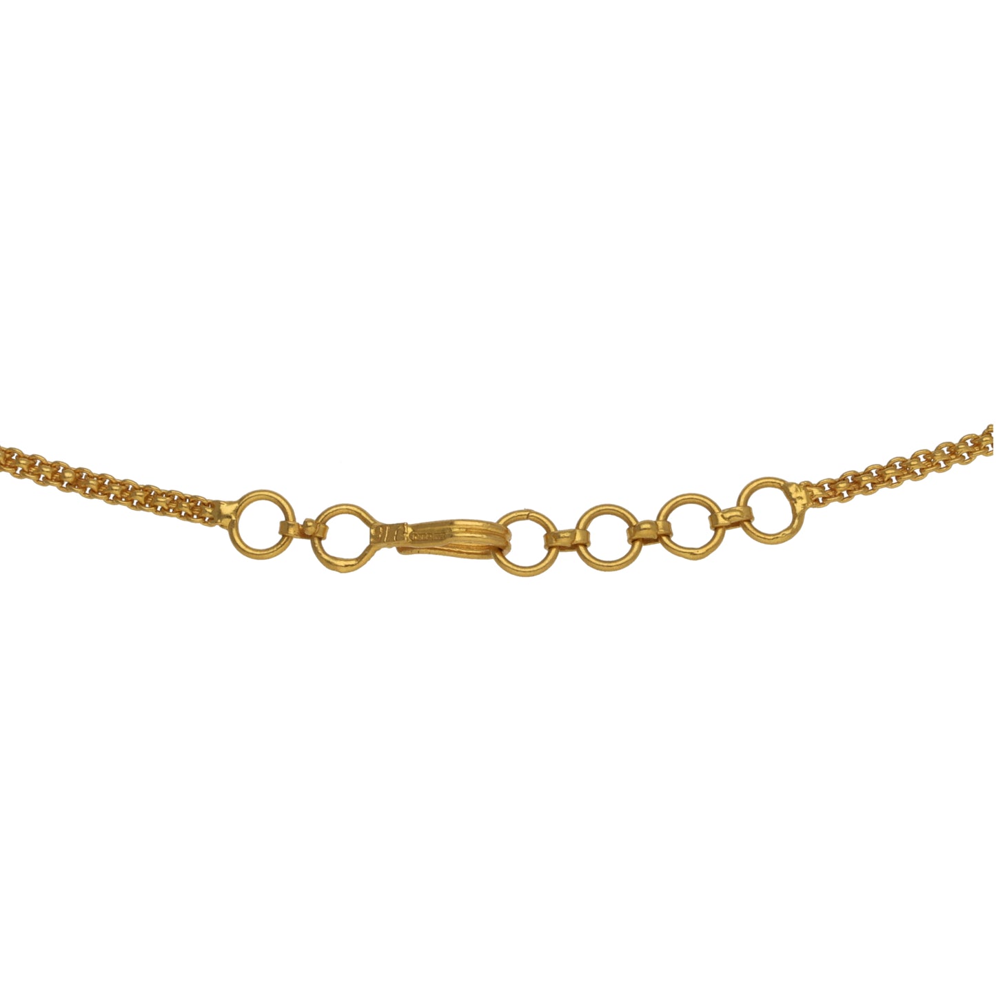 22ct Gold Fancy Necklace 14"