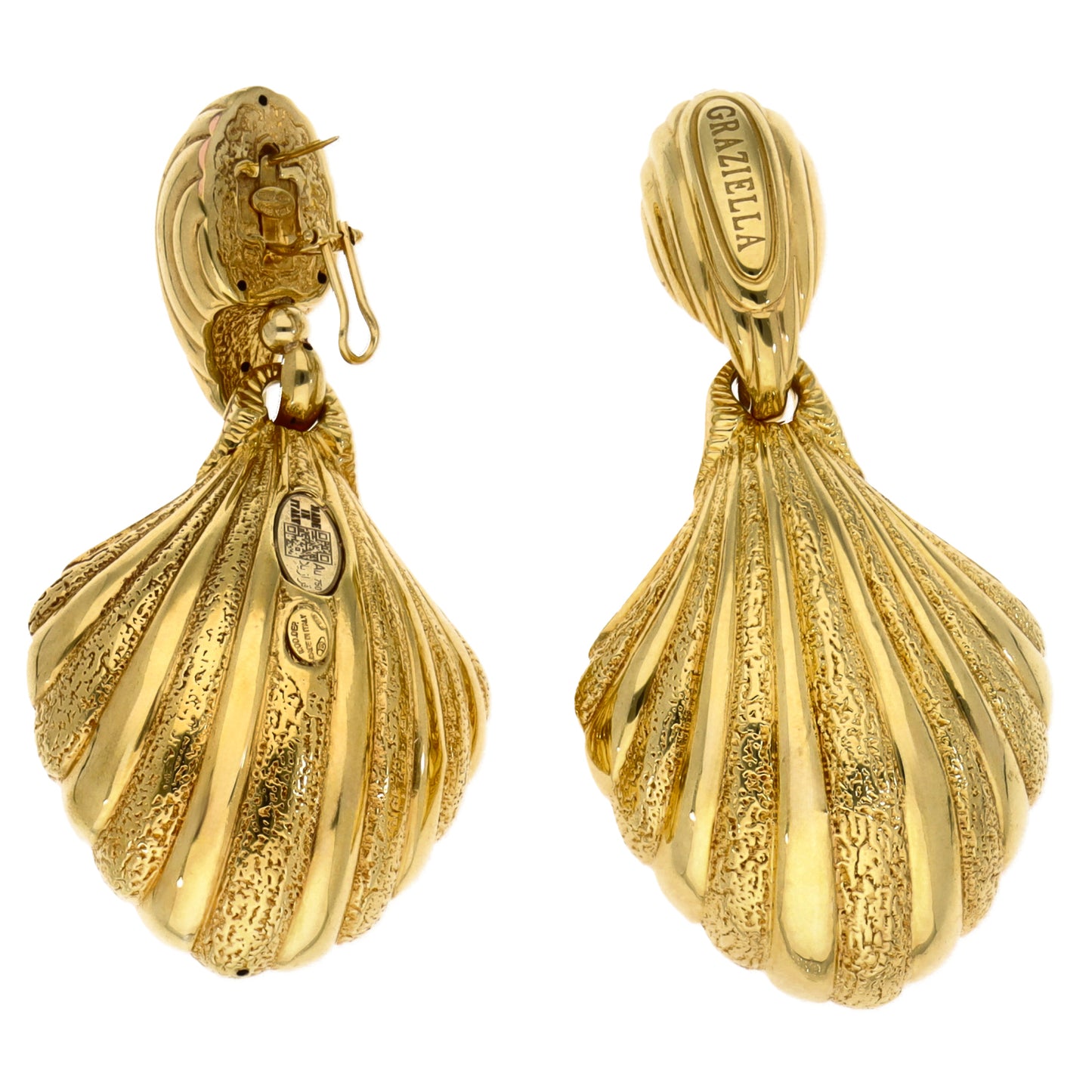 18ct Gold Drop Earrings