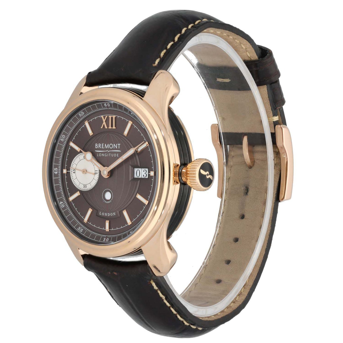 Bremont Longitude-RG-R-S 40mm Rose Gold Watch