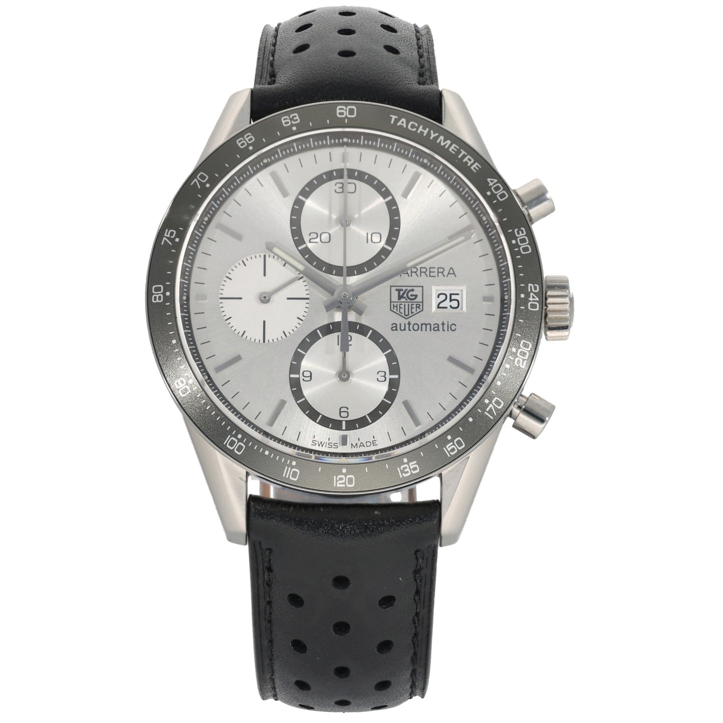 Tag Heuer Carrera CV2011 42mm Stainless Steel Watch