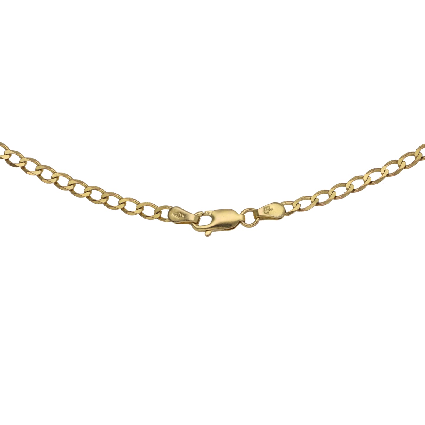 9ct Gold Curb Chain 24"