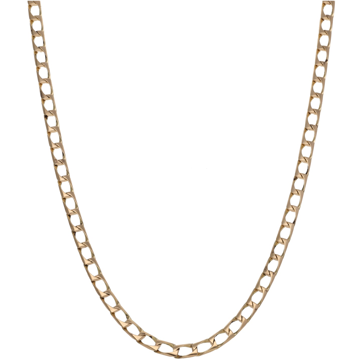9ct Gold Curb Chain 24"