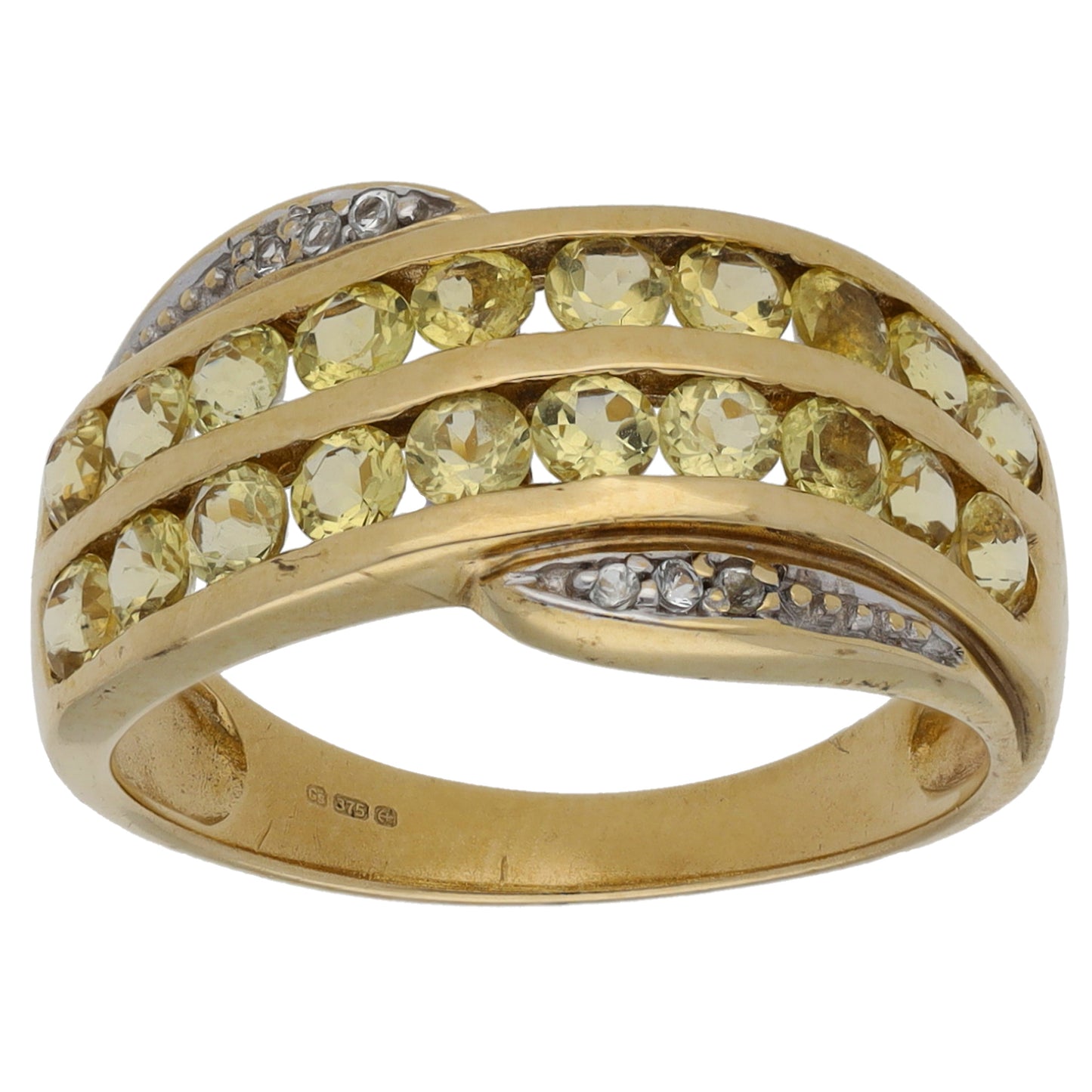 14ct Gold Imitation Dress/Cocktail Ring Size Q