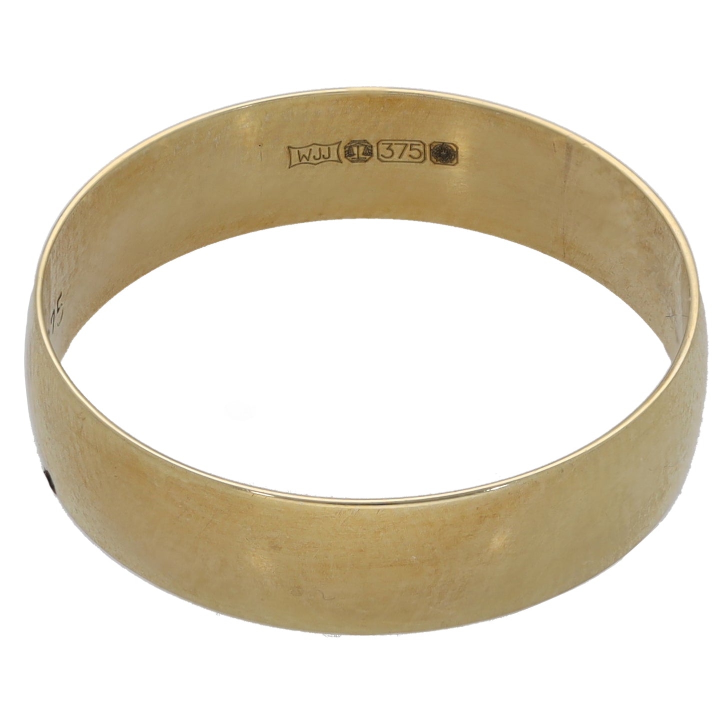 9ct Gold Plain Wedding Ring Size R