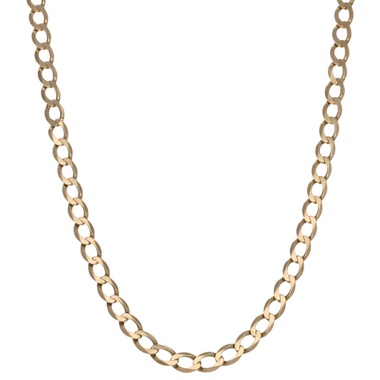 9ct Gold Curb Chain 20"