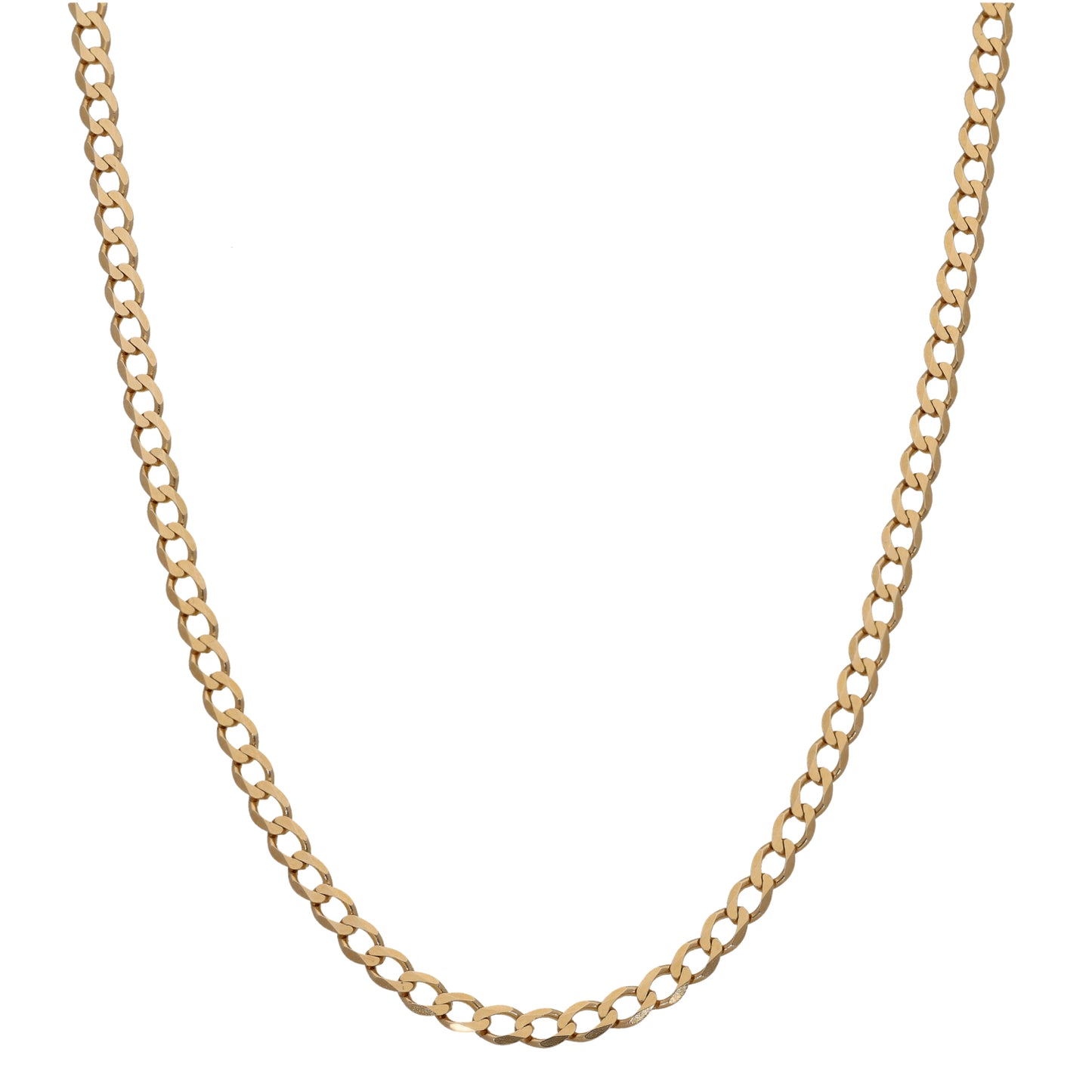 9ct Gold Curb Chain 20"