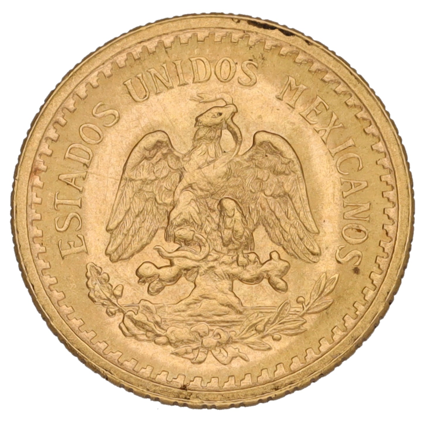 22ct Gold Mexican 2.5 Pesos Coin 1945