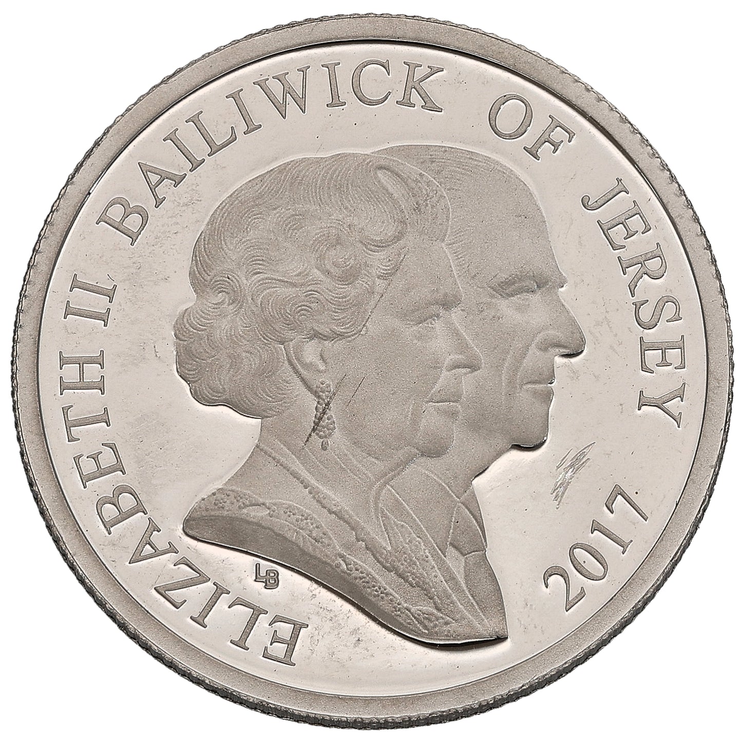 Platinum Wedding Anniversary One Pound Coin 2017